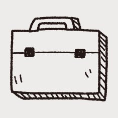briefcase doodle N22