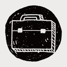 briefcase doodle N25