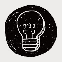 bulb doodle drawing N10