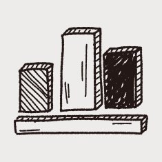 bussiness chart doodle drawing N14