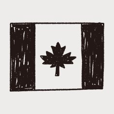 Canada flag doodle N3