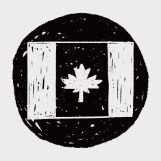 Canada flag doodle N6