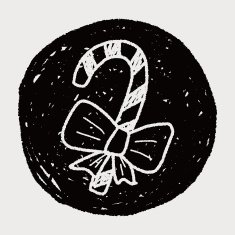 candy cane doodle N11