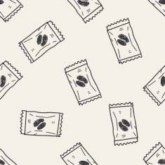 candy doodle seamless pattern background N13
