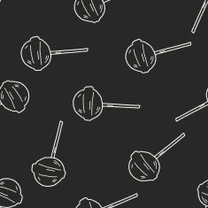 candy doodle seamless pattern background N16