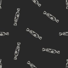 candy doodle seamless pattern background N20