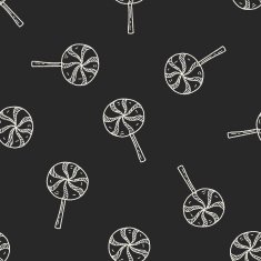 candy doodle seamless pattern background N22