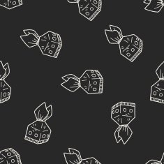 candy doodle seamless pattern background N25