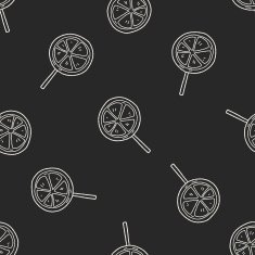 candy doodle seamless pattern background N28