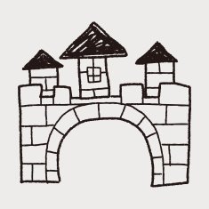 castle doodle N36
