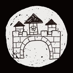 castle doodle N41