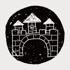 castle doodle N42