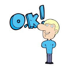 cartoon man saying OK N3