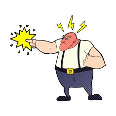 cartoon angry man N3