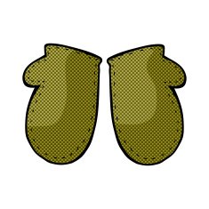 Cartoon Mittens N6