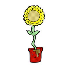 cartoon flower N32