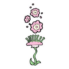 cartoon perfumed flower N3