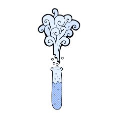 cartoon test tube N3