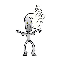 Cartoon Robot N21