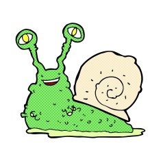Cartoon Snail N23