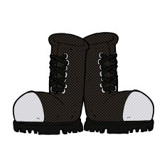 cartoon steel toe cap boots N3