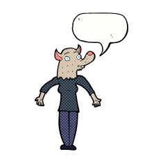 Cartoon Werewolf N9