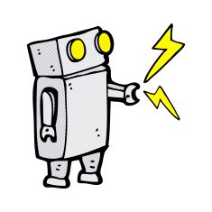 Cartoon Robot N22