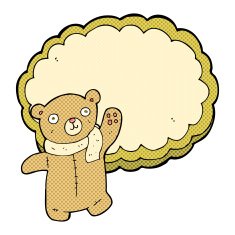 cartoon bear and cloud N3