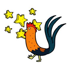 cartoon prize cockerel N2