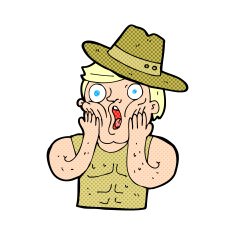 cartoon shocked australian guy N3