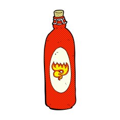 cartoon hot sauce N9