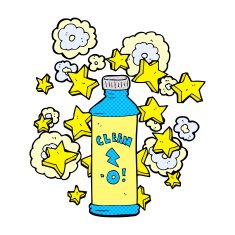 cartoon cleaning liquid N3