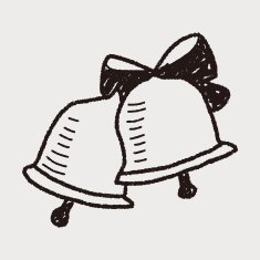 Christmas bell doodle N3
