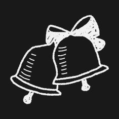 Christmas bell doodle N4