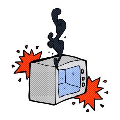 cartoon exploding microwave N5