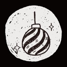 Christmas decoration doodle N10