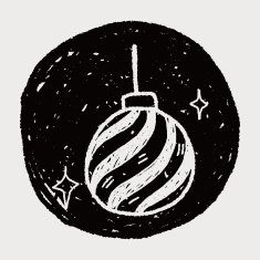 Christmas decoration doodle N12