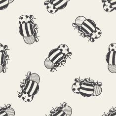 Christmas decoration doodle seamless pattern background