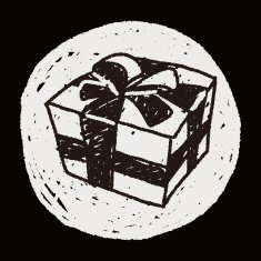Christmas gift doodle N12