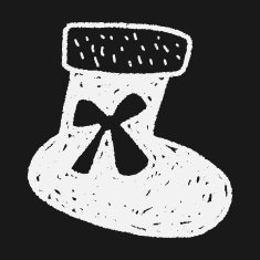 christmas socks doodle N9