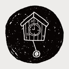 clock doodle N18