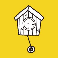 clock doodle N19