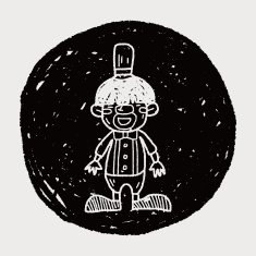 clown doodle drawing N87