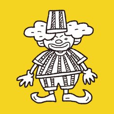clown doodle drawing N112