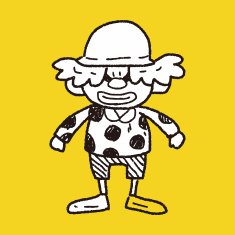 clown doodle drawing N115