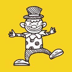 clown doodle drawing N117