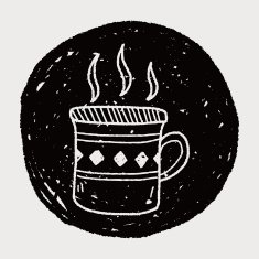 doodle coffee N43