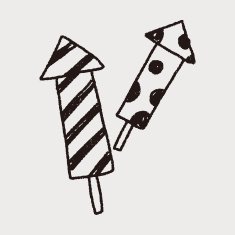 doodle fireworks N13