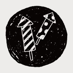 doodle fireworks N16