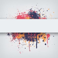 Abstract vector Illustration Flat banner with place for text